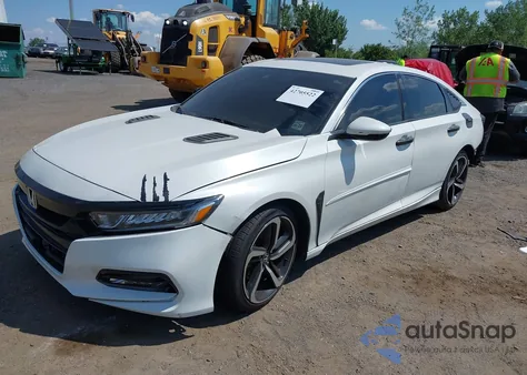 2018 Honda Accord Ex-L 2.0T из США, поврежденный, VIN 1HGCV2F5XJA022226